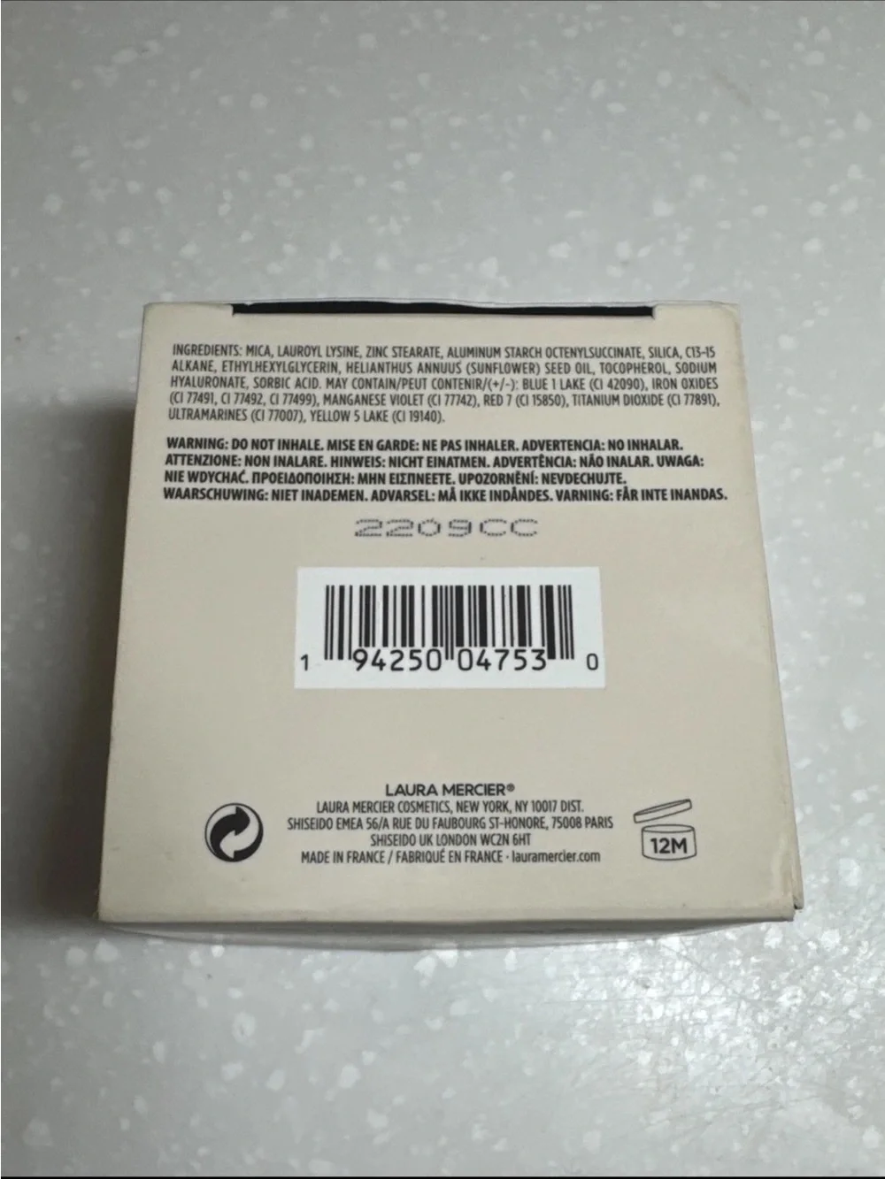laura mercier Translucent Loose Setting Powder - Ultra-Blur (Ivory Box)